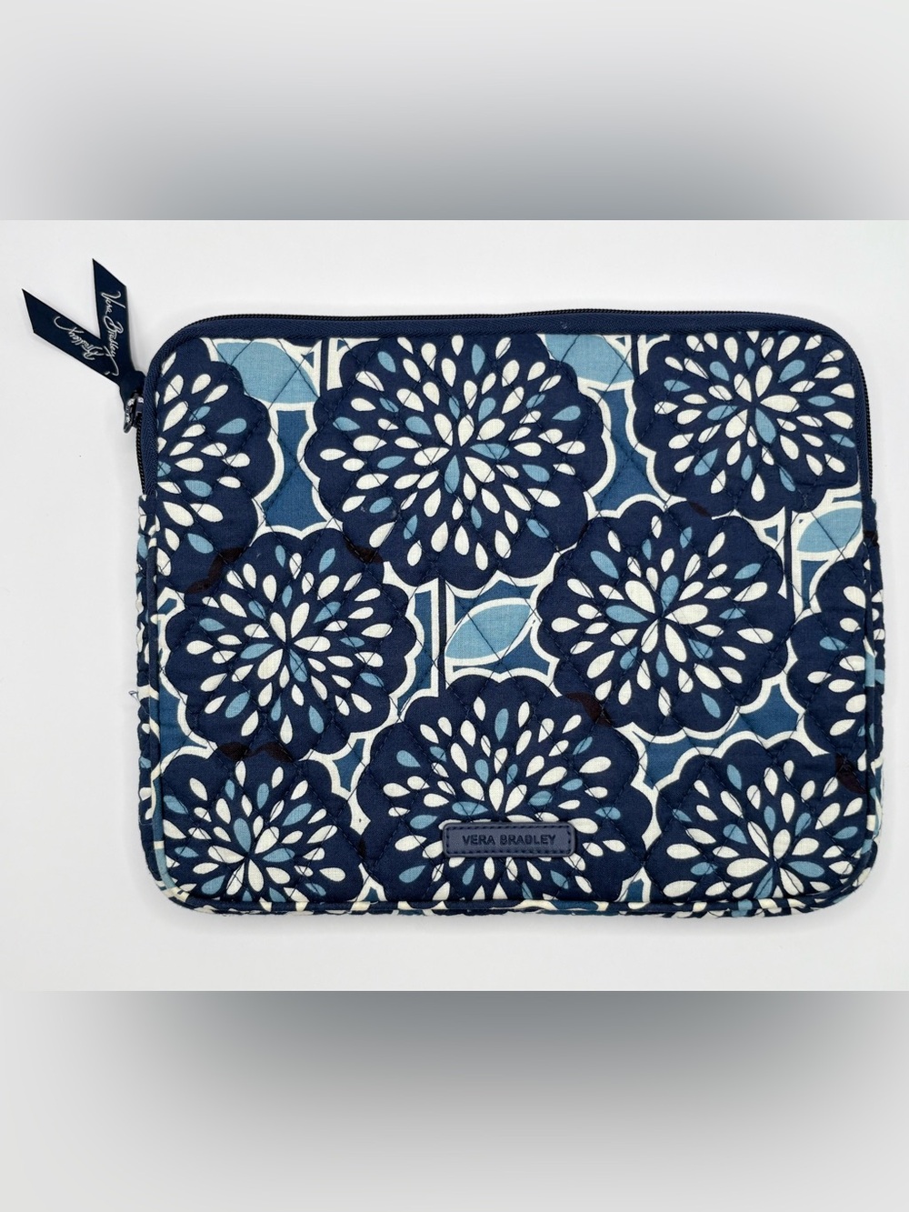 Vera Bradley quilted tablet case, "Rhythm and Blues" pattern